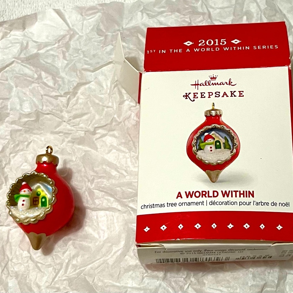 COPY - 2015 Hallmark Keepsake Christmas Ornament mini collection